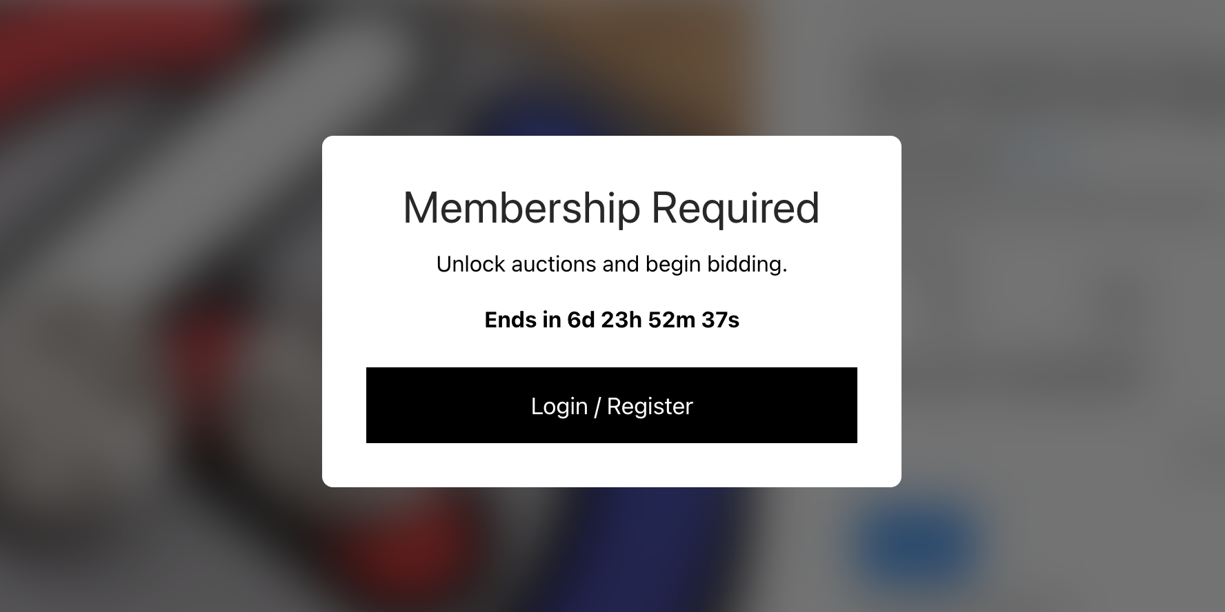 membership how it works page with lockout screen