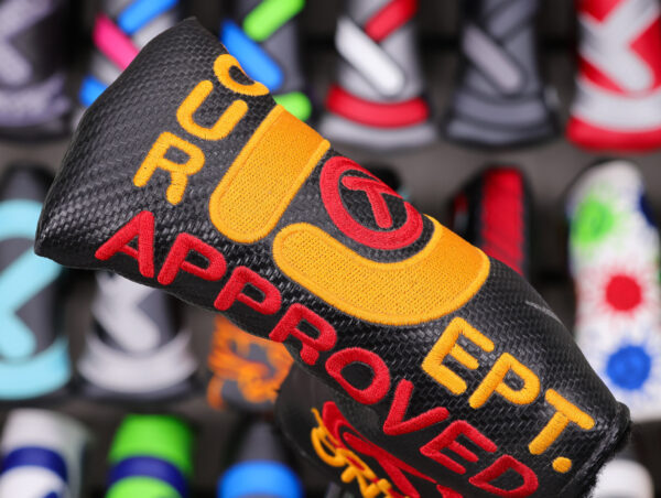 scotty cameron autographed for tour use only tour department approved circle t blade putter headcover