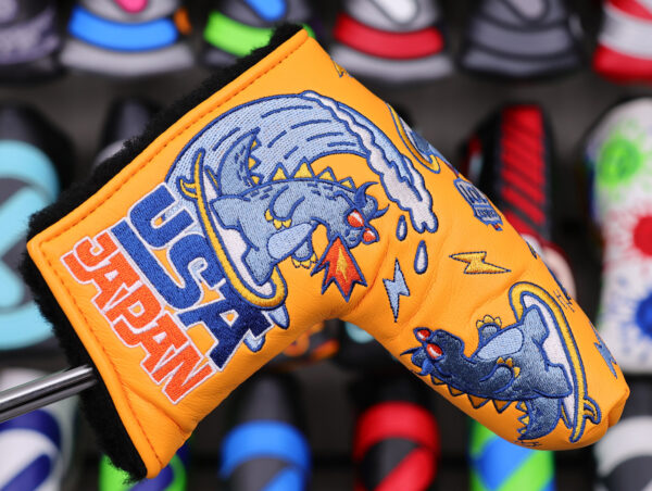 scotty cameron encinitas gallery exclusive limited release 2026 japan usa orange godzilla surfer blade putter headcover