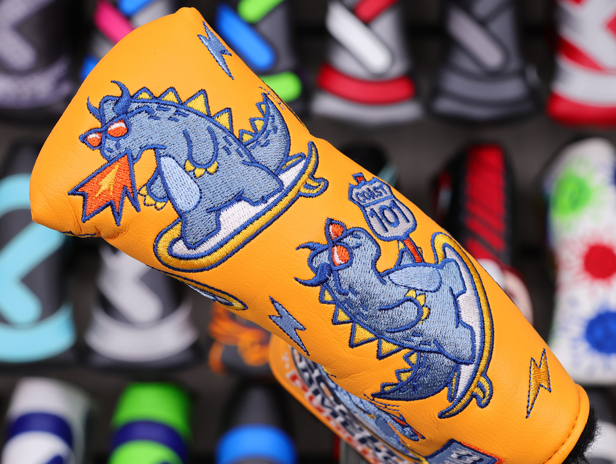 scotty cameron encinitas gallery exclusive limited release 2026 japan usa orange godzilla surfer blade putter headcover