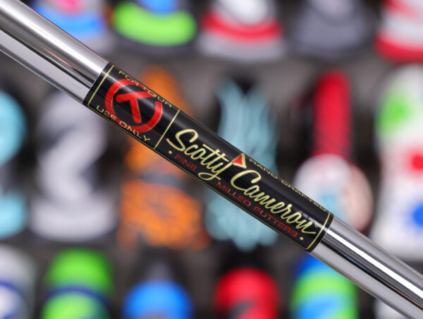 scotty cameron tour only circle t putter shaft with black out pistolini circle t putter grip