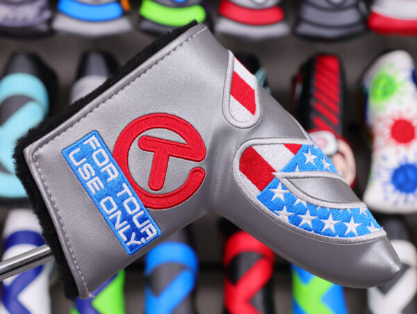 scotty cameron tour only silver usa industrial circle t blade putter headcover