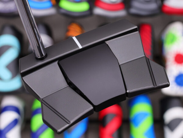 scotty cameron tour only black sss phantom x t11 circle t 360g putter with top line and lime green baller boy ct headcover golf club