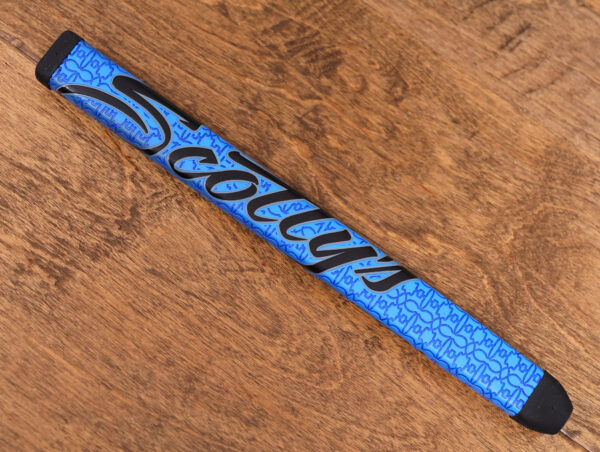 scotty cameron blue medium paddle custom shop winn putter grip