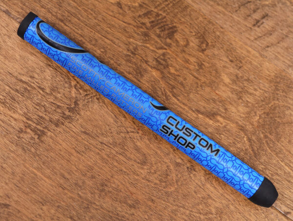 scotty cameron blue medium paddle custom shop winn putter grip
