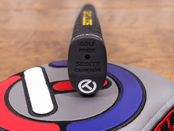 scotty cameron black textured pistolero plus circle t putter grip