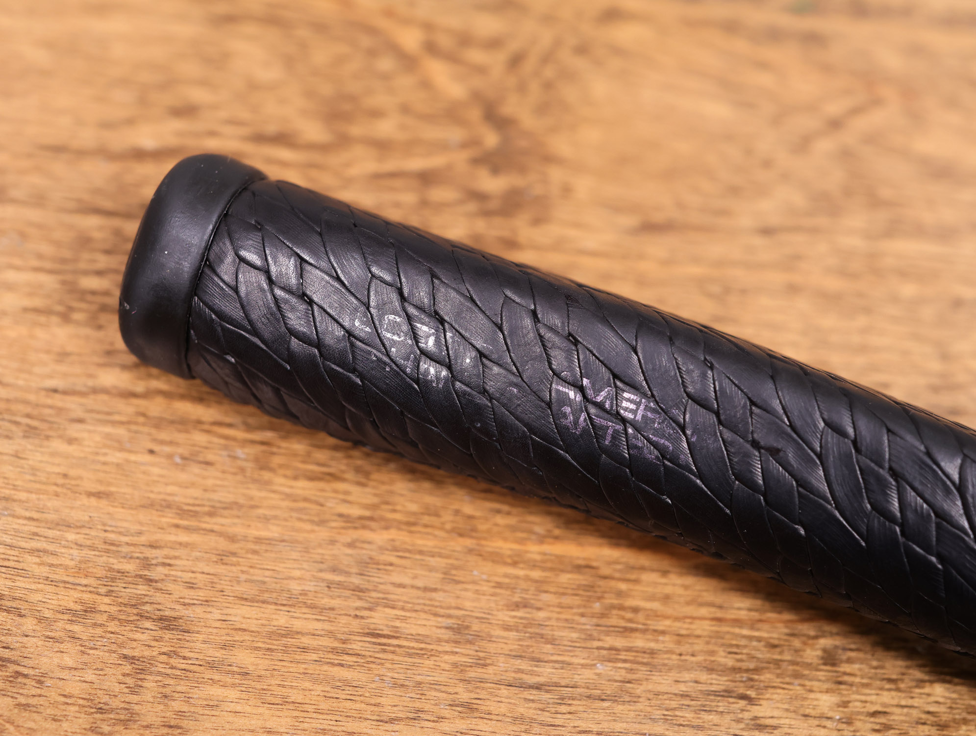 scotty cameron tour only black braided leather stitchback putter grip