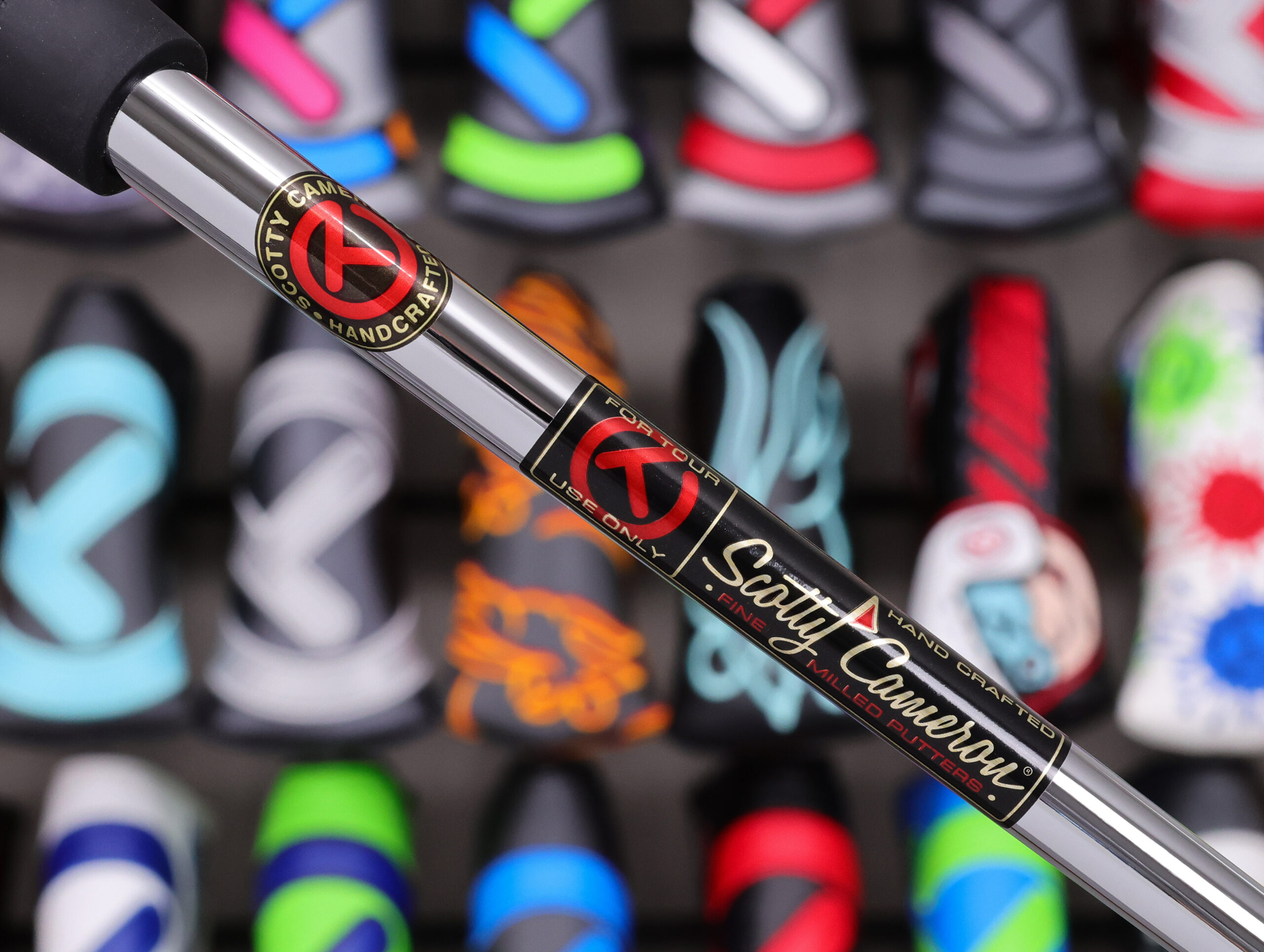 Scotty Cameron Tour Only Newport 2+ “PLUS” Studio Style Circle T 360G w/ Carbon Steel “Chain-Link” Milled Insert - Image 7