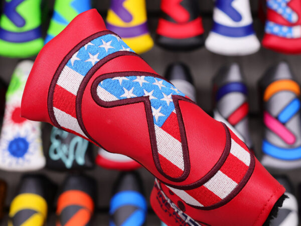 scotty cameron tour only red usa industrial circle t blade putter headcover
