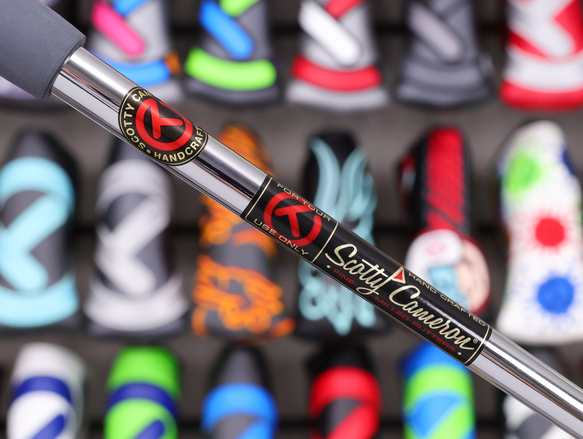 Scotty Cameron Tour Only SSS “Naked” Newport Studio Style Circle T 360G w/ Carbon Steel “Chain-Link” Milled Insert - Image 7