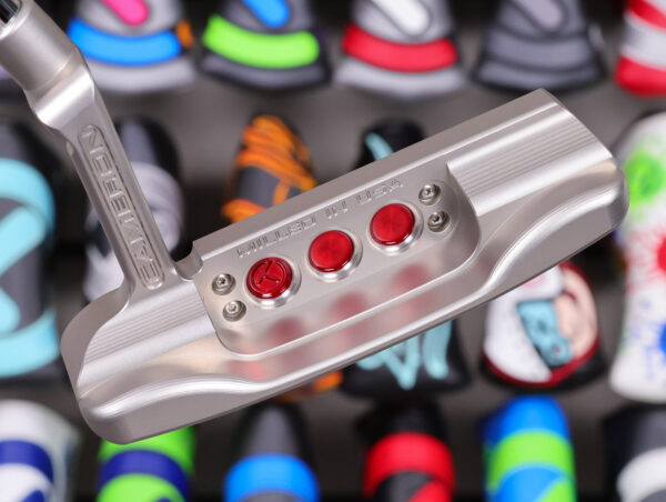 scotty cameron tour only sss naked newport studio style circle t 360g putter with carbon steel scs chain link milled insert golf club