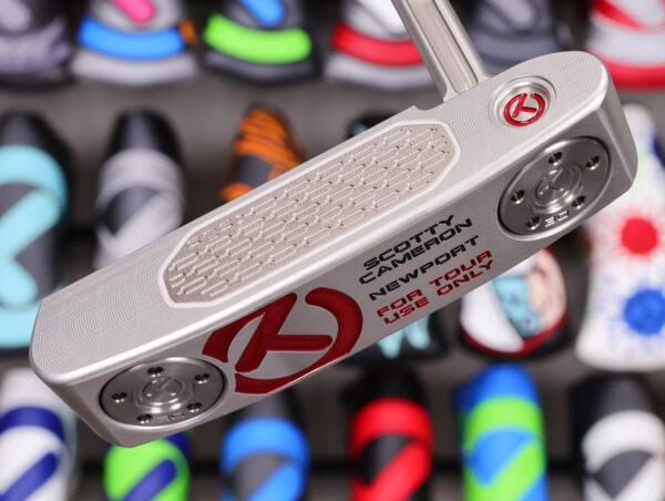 scotty cameron tour only sss naked newport studio style circle t 360g putter with carbon steel scs chain link milled insert golf club