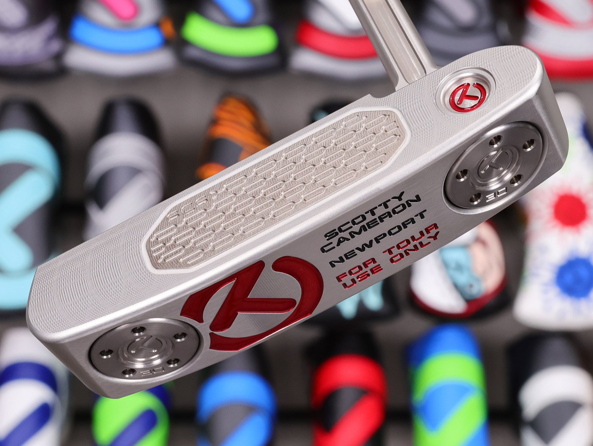 scotty cameron tour only sss naked newport studio style circle t 360g putter with carbon steel scs chain link milled insert golf club