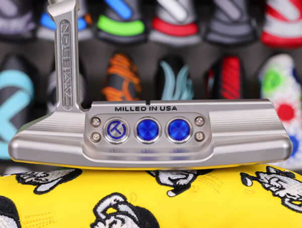scotty cameron tour only studio style newport 2 circle t 360g putter with chain link milled carbon steel scs insert and top line golf club
