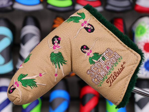 scotty cameron 2009 sony open in hawaii tan hula girl blade headcover