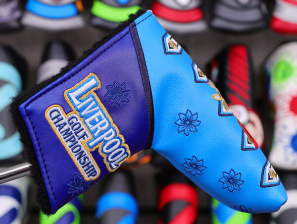 scotty cameron 2023 british open championship royal liverpool sgt scotty blue blade headcover