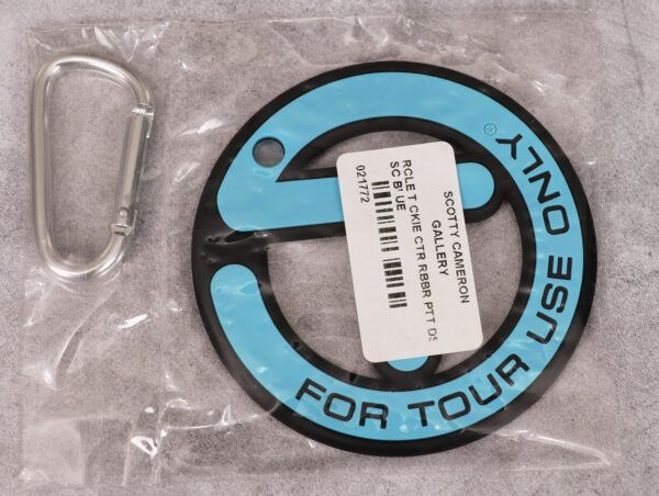 scotty cameron for tour use only tiffany blue circle t rubber putting disc