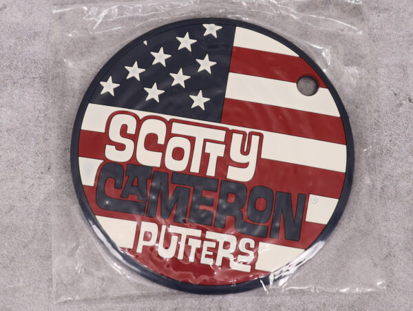 scotty cameron red white and blue usa rubber putting disc