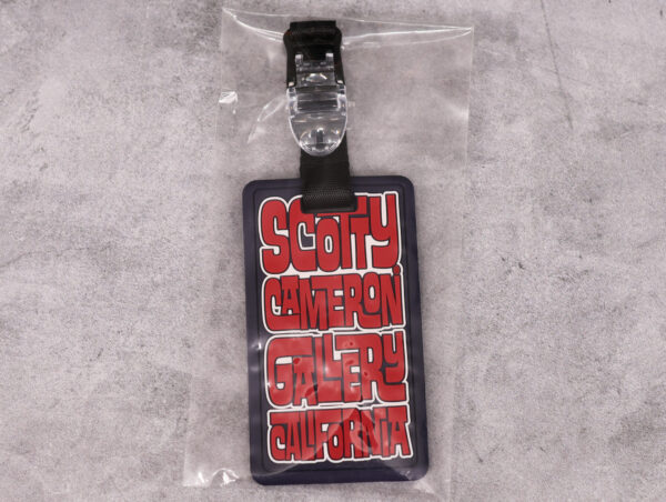 scotty cameron gallery red white blue peace surf golf rubber headcover leash