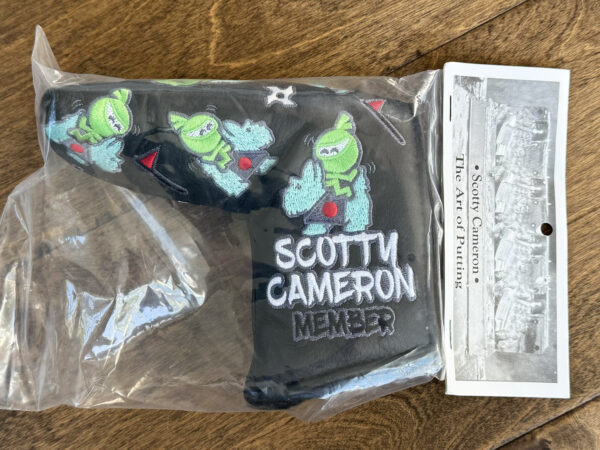 scotty cameron japan gallery limited release member wasabi warrior blade headcover