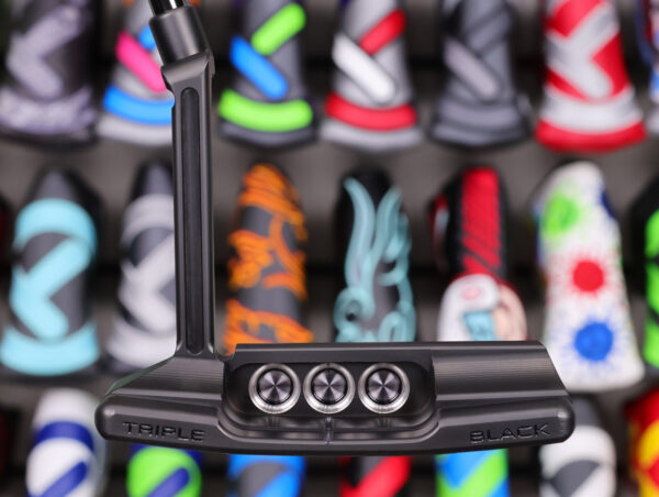 scotty cameron limited release triple black b3 newport 2 long neck putter golf club
