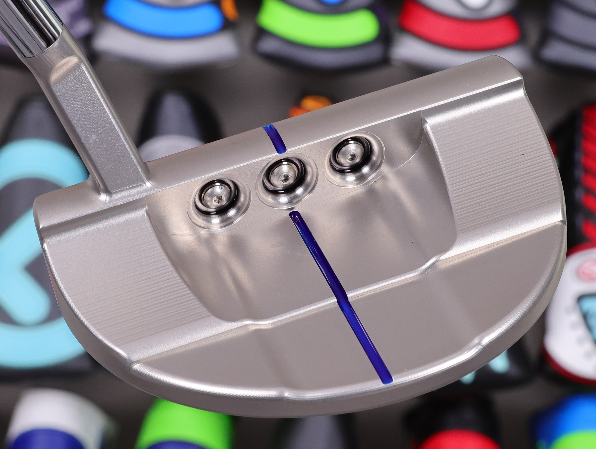 scotty cameron tour only buttonback flowback f 5.5 teryllium insert circle t 360g putter with top line and sight line golf club