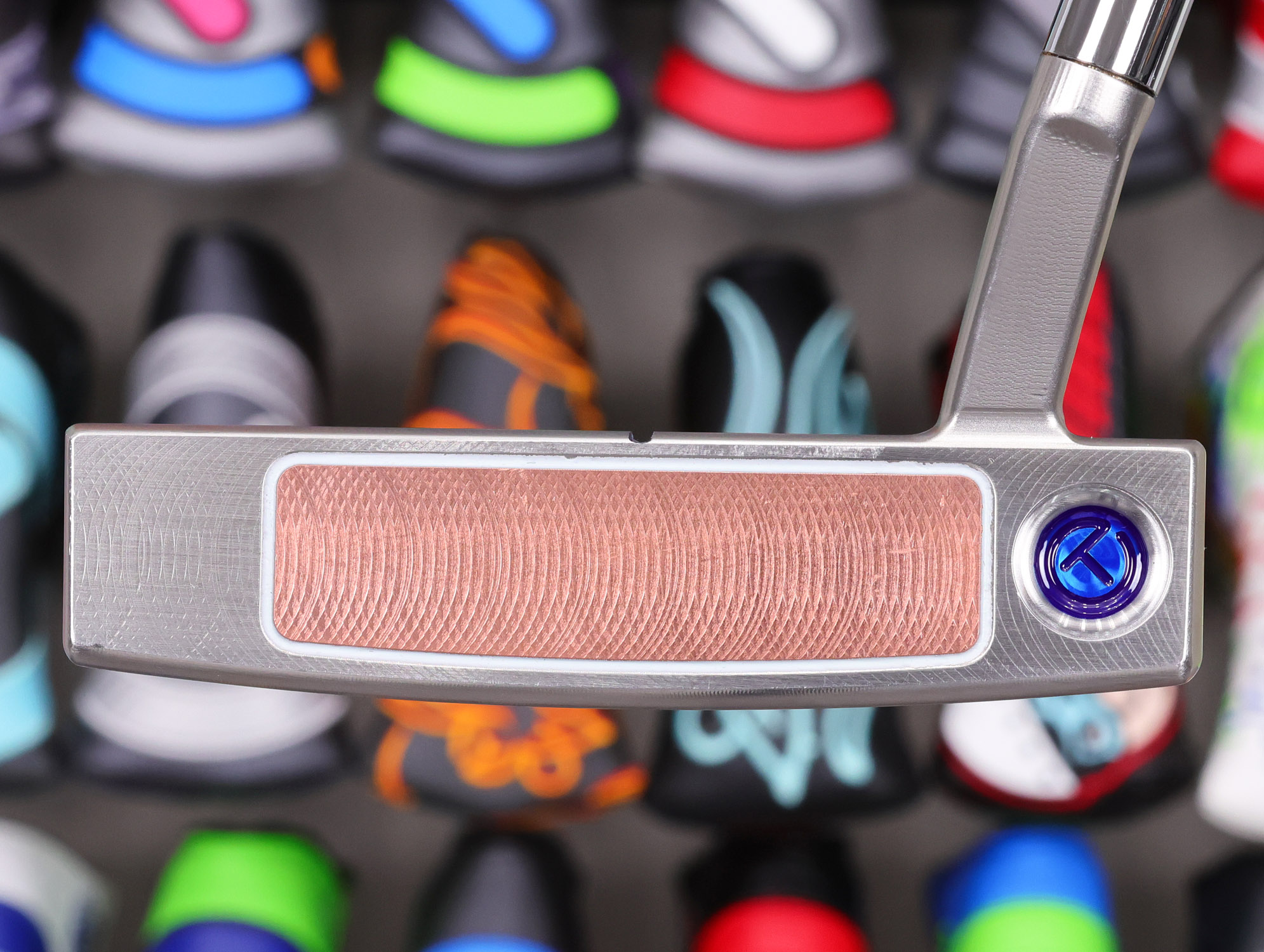 scotty cameron tour only buttonback flowback f 5.5 teryllium insert circle t 360g putter with top line and sight line golf club
