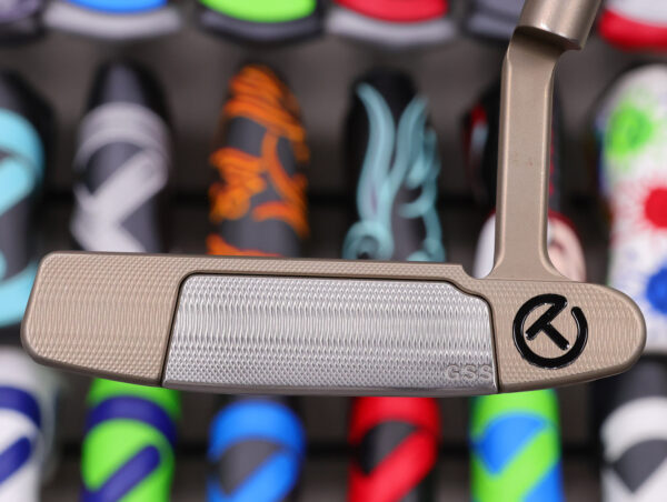scotty cameron tour only chromatic bronze concept 1 prototype gss insert circle t 360g putter with naked head design and black shaft golf club