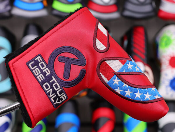 scotty cameron tour only red usa industrial circle t blade headcover