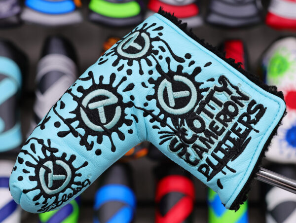 scotty cameron tour only tiffany paint splash circle t blade headcover