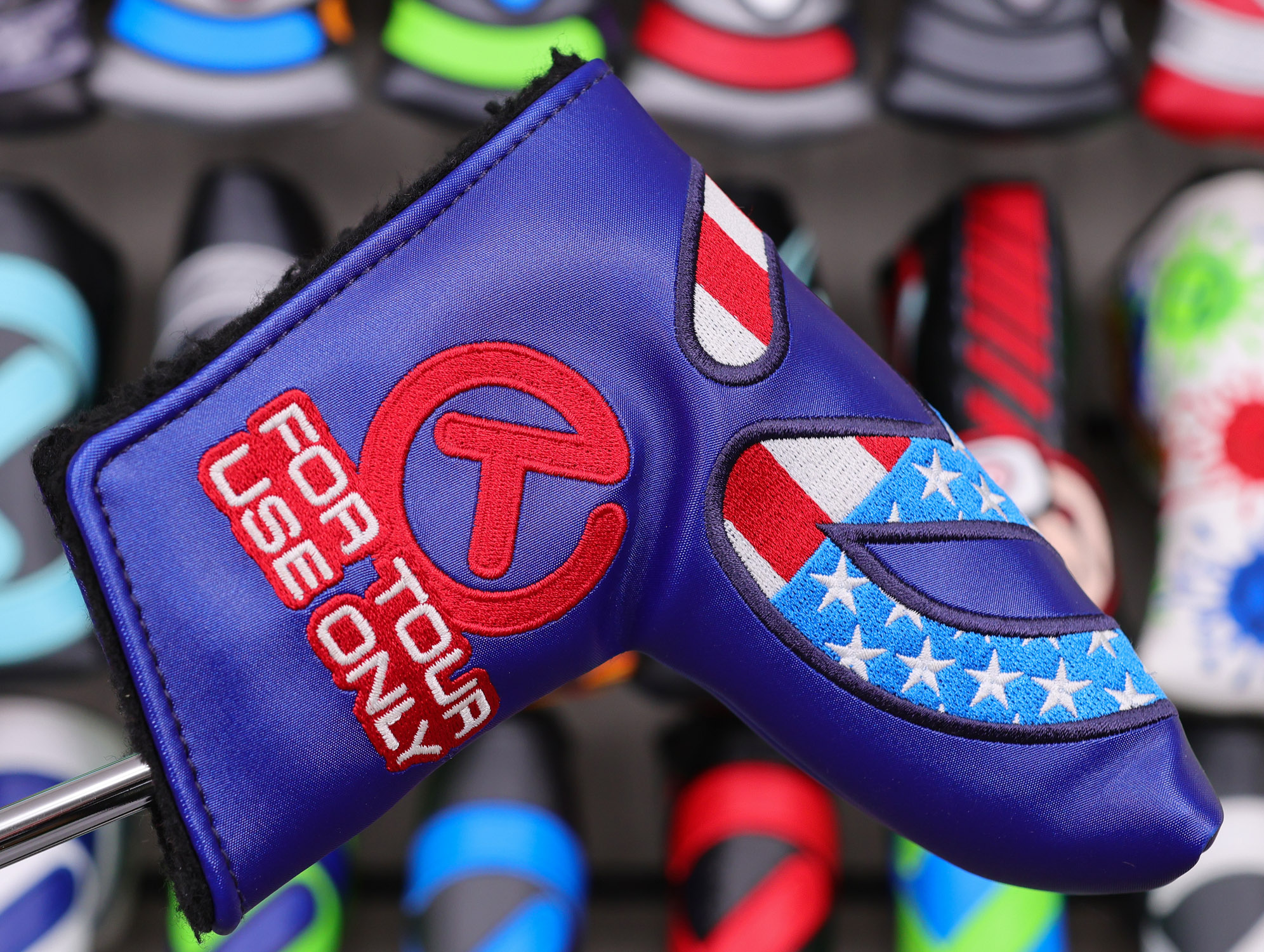 scotty cameron tour only blue usa industrial circle t blade headcover