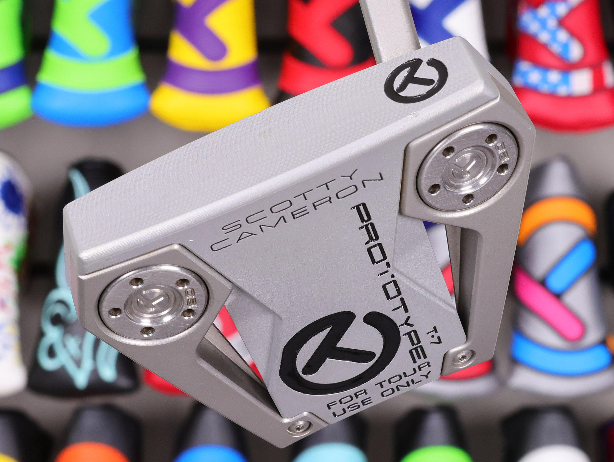 scotty cameron tour only phantom t7 circle t 360g putter with welded flojet neck and top line golf club