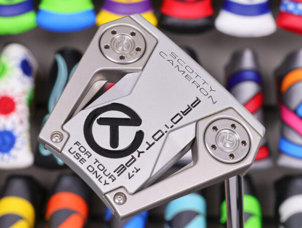 scotty cameron tour only phantom t7 circle t 360g putter with welded flojet neck and top line golf club