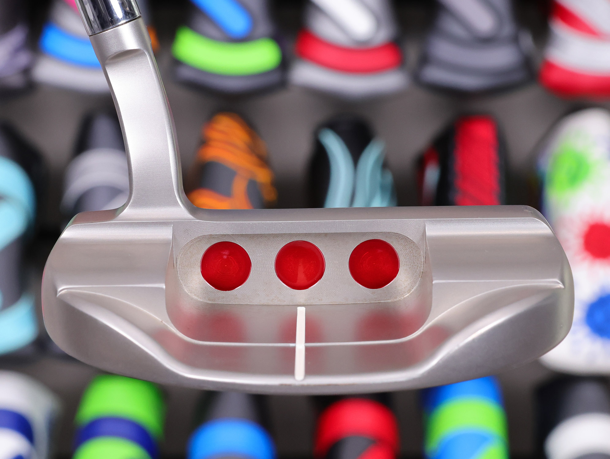 scotty cameron tour only sss fastback 1.5 xperimental prototype circle t putter with copper tungsten ct weights golf club