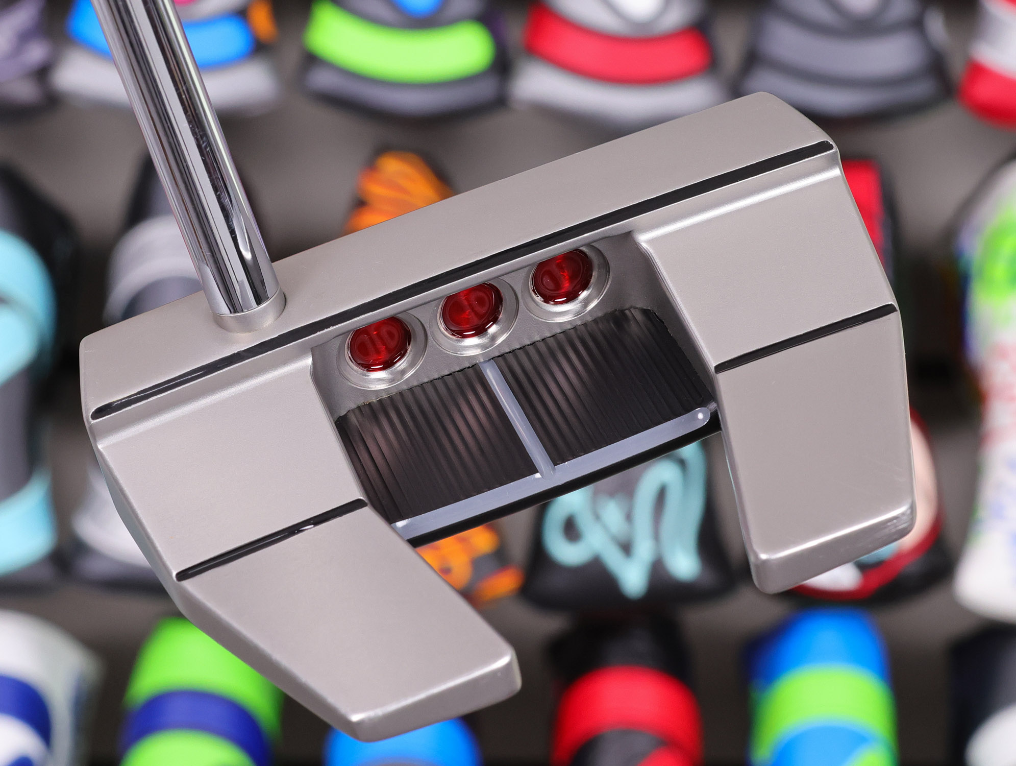 scotty cameron tour only sss futura x5 circle t 350g putter with deluxe circle t weights golf club