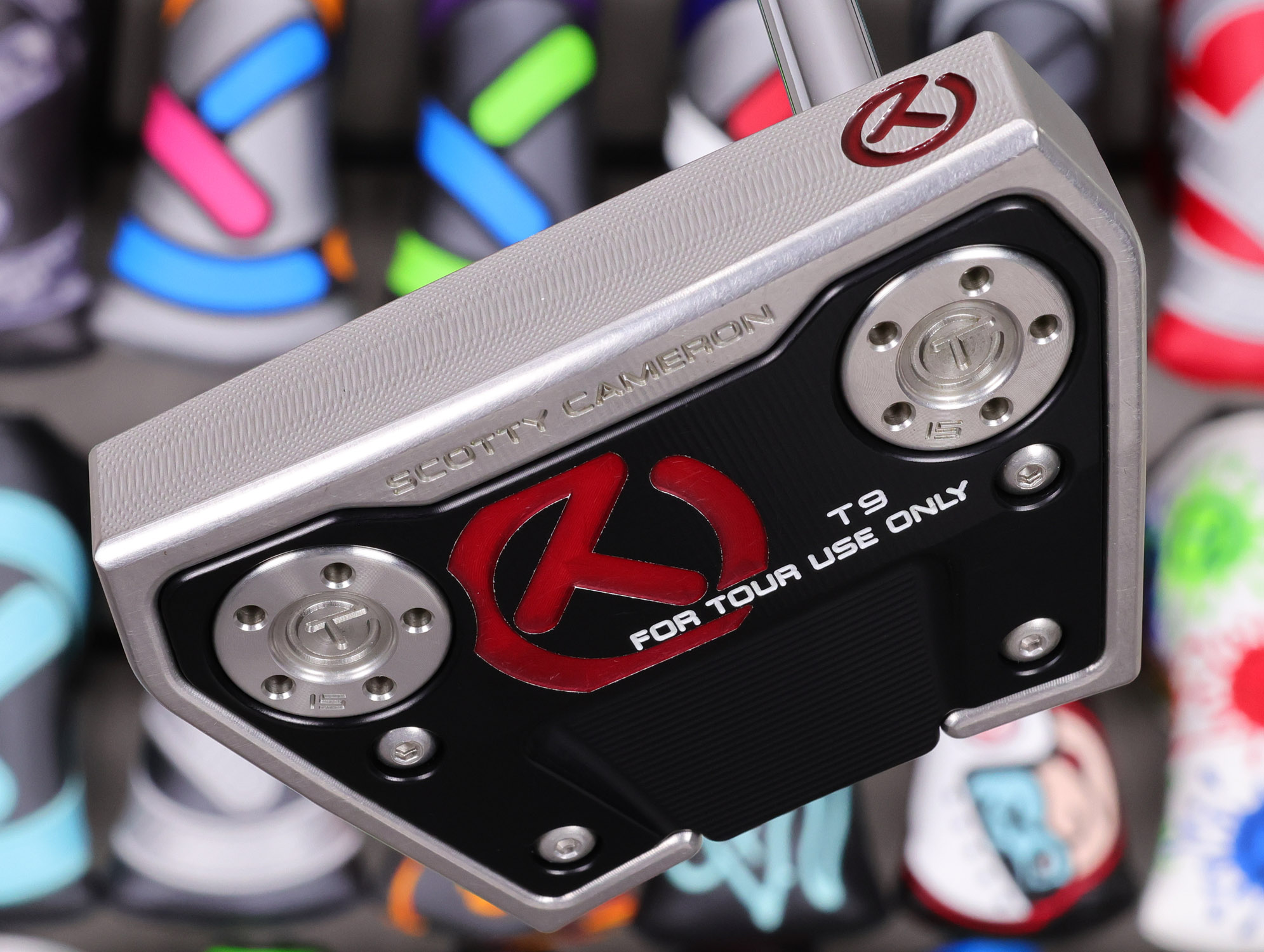 scotty cameron tour only sss phantom x t9 circle t 350g putter with top line and sight line golf club
