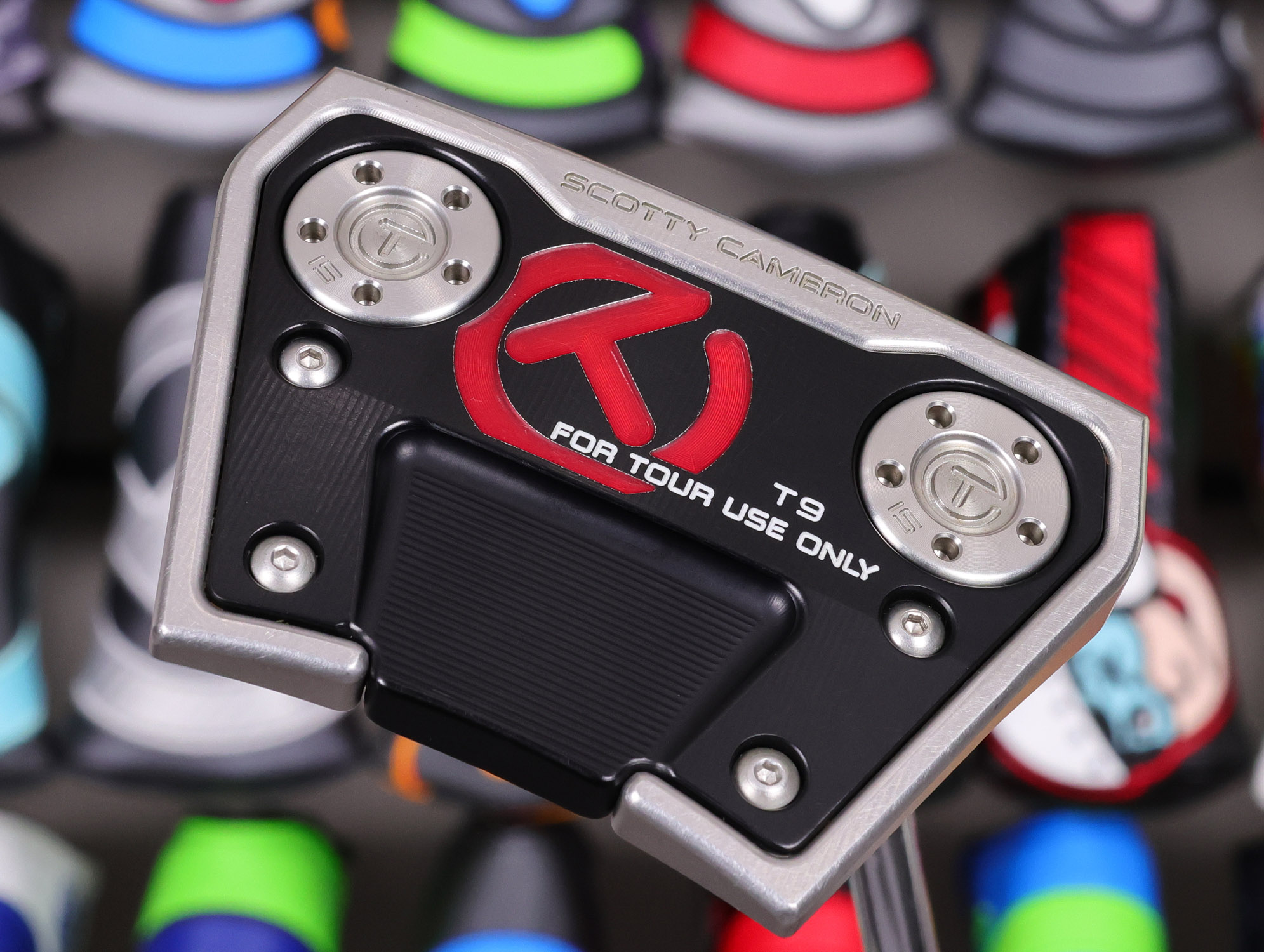 scotty cameron tour only sss phantom x t9 circle t 350g putter with top line and sight line golf club