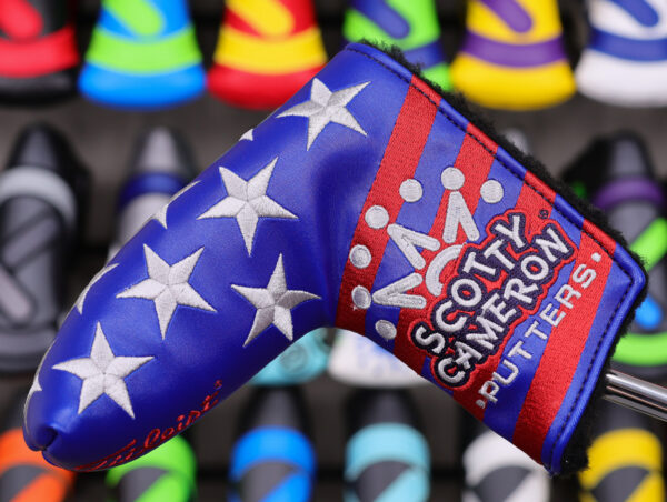scotty cameron custom shop stars and stripes blade putter headcover