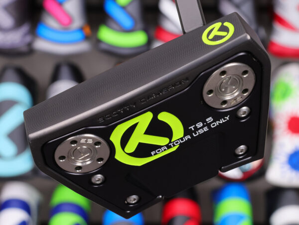 scotty cameron tour only black phantom x t9.5 circle t 360g putter with top line and black shaft golf club