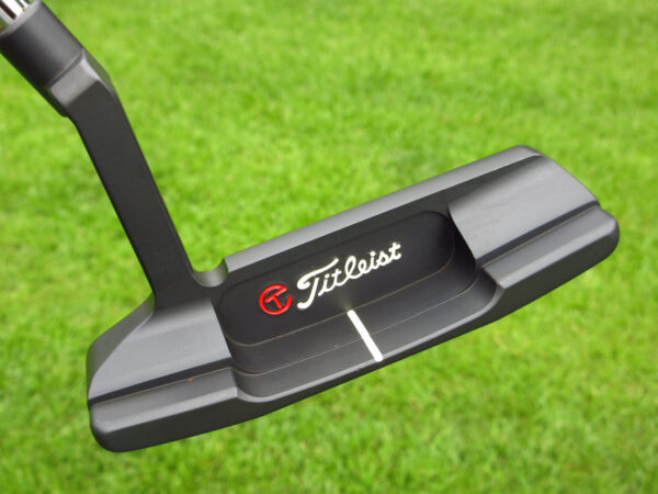 scotty cameron tour only 3x black carbon newport 2 tri sole handstamped circle t putter golf club