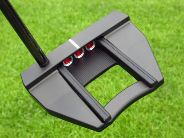 scotty cameron tour only black futura x 7m circle t mallet putter with top line and sight rails golf club