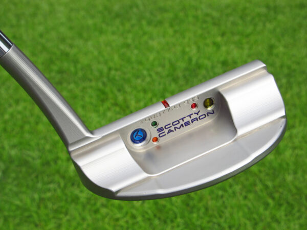 scotty cameron tour only sss del mar f3 tourtype circle t 360g putter with multi color paint and top line golf club