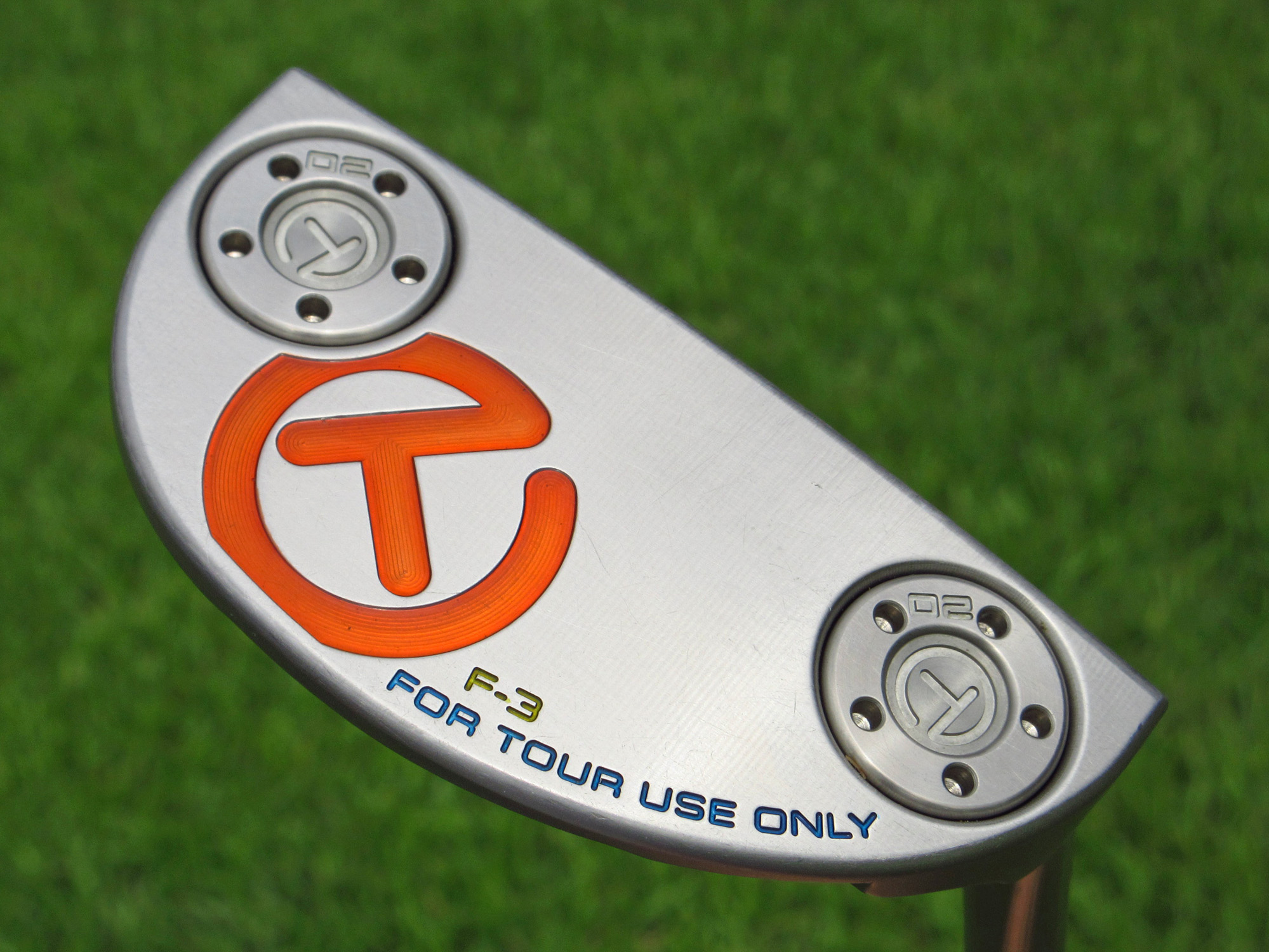 scotty cameron tour only sss del mar f3 tourtype circle t 360g putter with multi color paint and top line golf club
