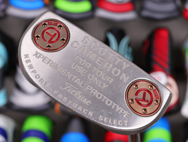 scotty cameron tour only sss fastback xperimental prototype circle t putter with welded mid slant neck golf club