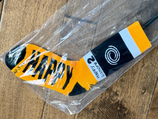 odyssey happy gilmore 2 limited edition 44" hockey stick style putter with sock headcover and white hot urethane insert golf club