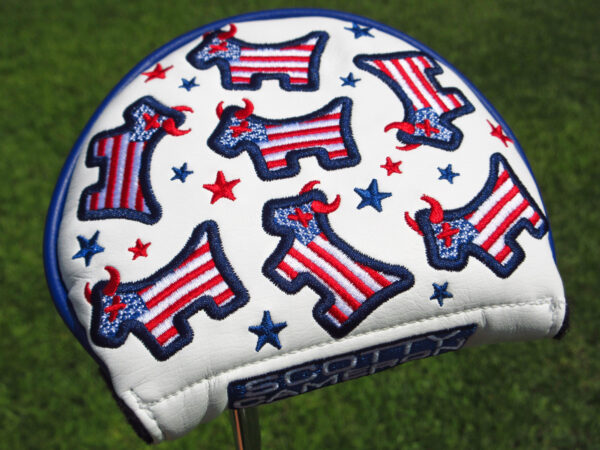 scotty cameron custom shop usa junk yard dogs mid round putter headcover