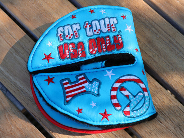 scotty cameron for tour use only 2026 blue usa scotty dog and circle t centershaft design mid round putter headcover