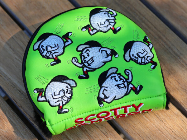 scotty cameron for tour use only lime green baller boy circle t mid round putter headcover
