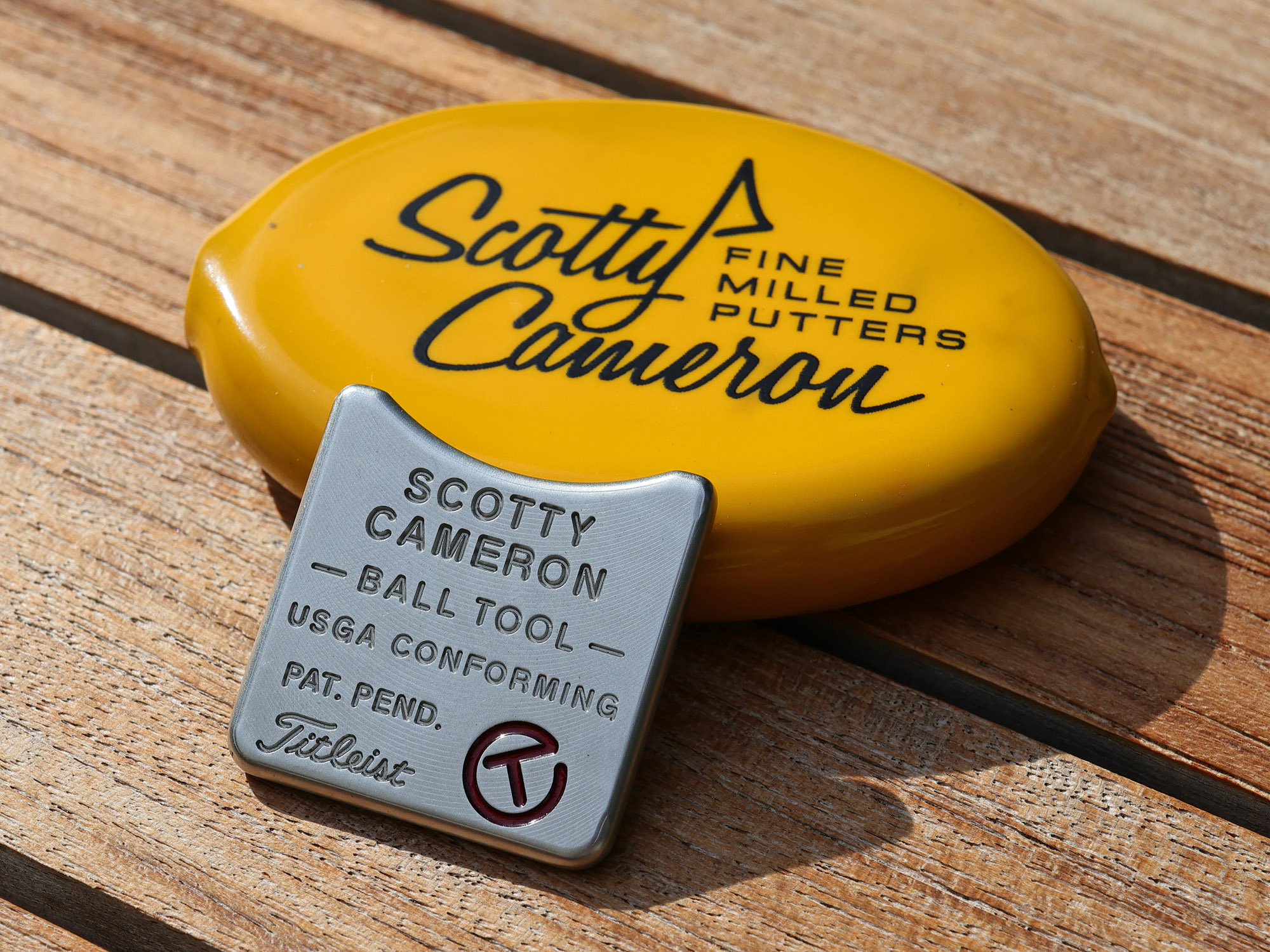scotty cameron for tour use only stainless steel circle t ball marker alignment tool usga legal