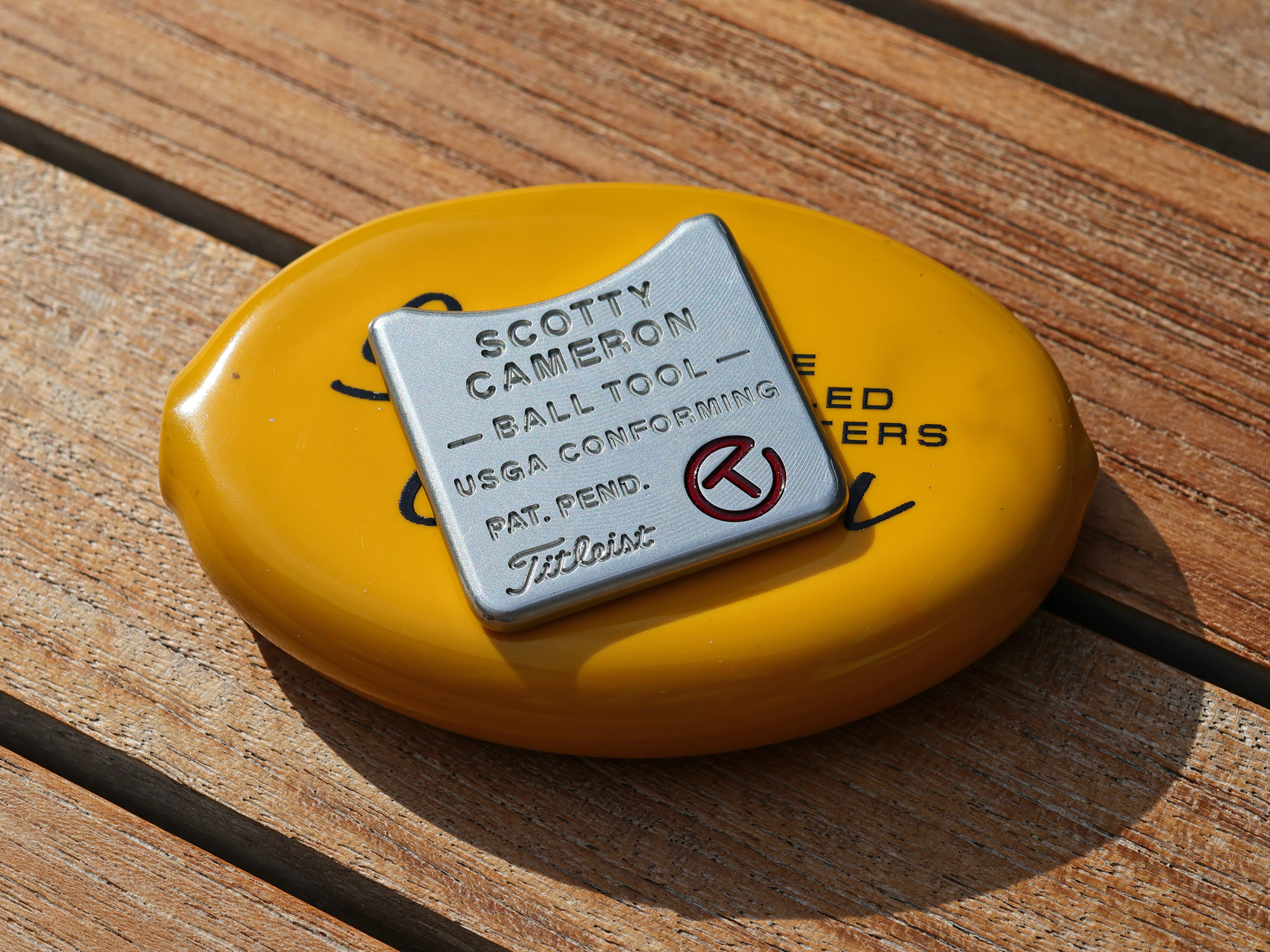 scotty cameron for tour use only stainless steel circle t ball marker alignment tool usga legal